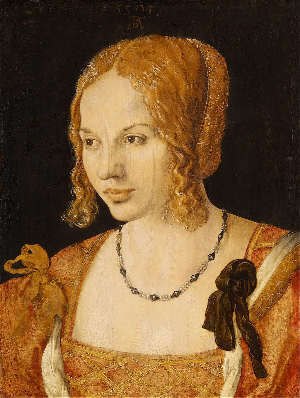 Portrait of a Venetian Woman in Detail Albrecht Durer